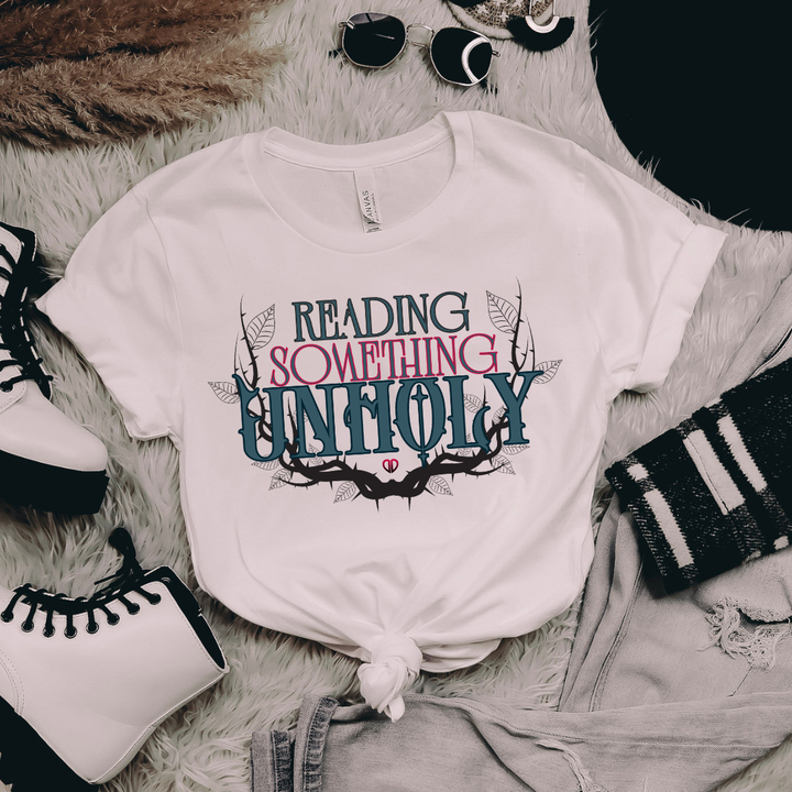 Reading Something Unholy Crop Top