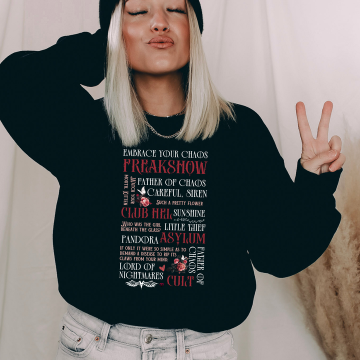 Of Gods & Monsters Quote Unisex Sweatshirt