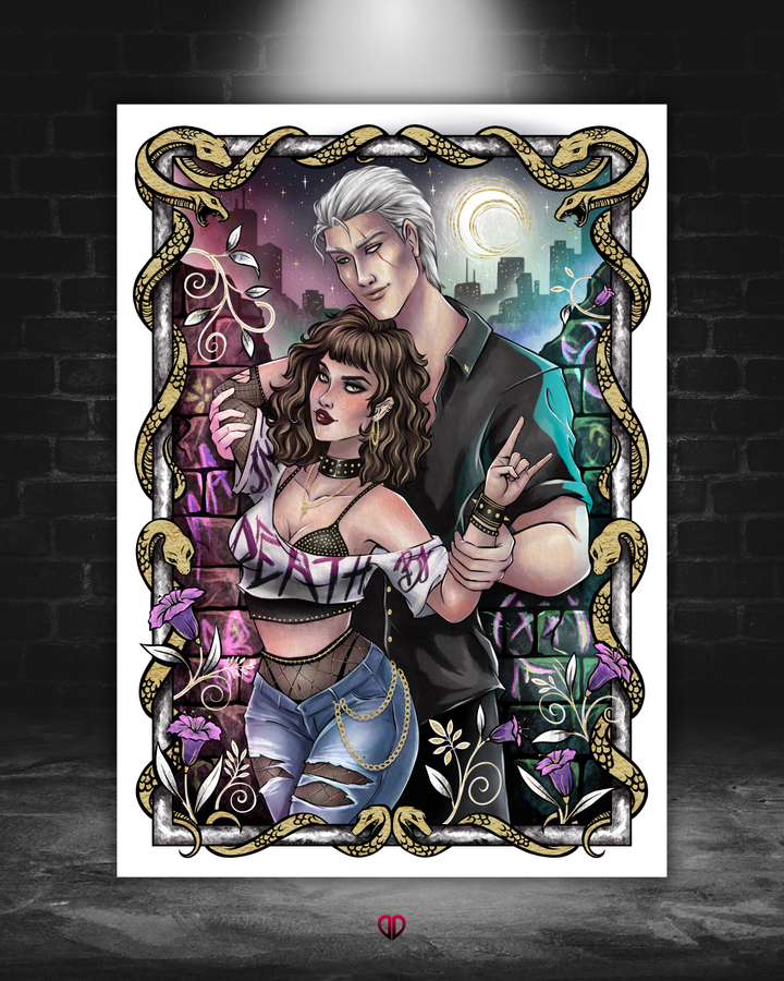 Dany & Luci Foiled Print