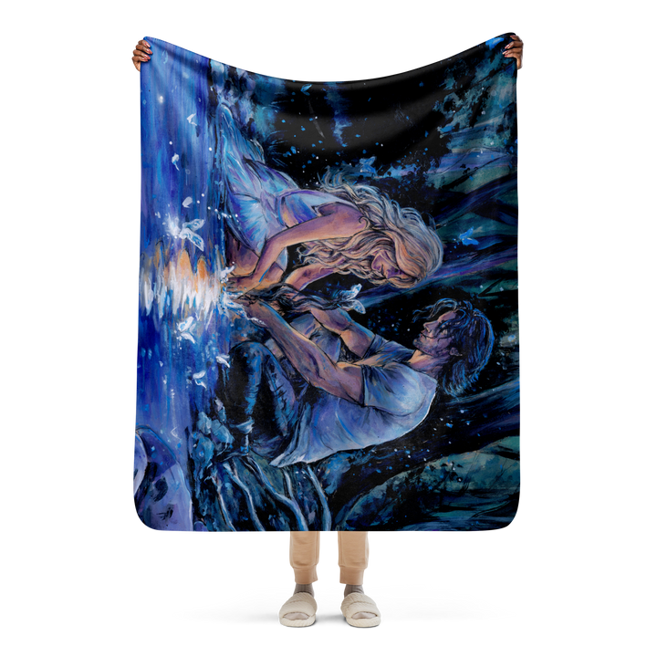 One Saccharine Dream Sherpa blanket